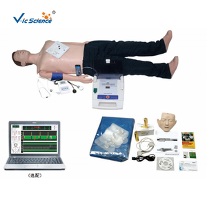 Simulateur <span class=keywords><strong>d</strong></span>'entraînement <span class=keywords><strong>d</strong></span>'urgence multifonction avancé pour ordinateur (RCP et mesure de la tension artérielle, éliminateur de DAE) - Product Image 1
