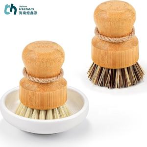 Küchen-Spülbürste mit Holzgriff und Sisal-Kokos, Multifunktionale Reinigungswerkzeuge, Küchen-Scheuerbürste - Product Image 2