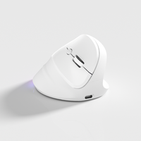Souris USB ergonomique 6D silencieuse pour Bluetooth LED 2.4G sans fil Mini 3D pour gauchers pour ordinateur de bureau PC