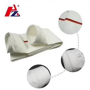 Cement industry high quality polyester needlt felt dust collector filter bag