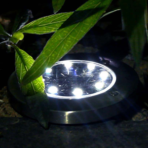 8 LED de la noche de seguridad con energía Solar jardín luz subterránea por vía de planta Solar las luces - Product Image 6