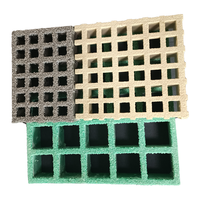 Grille en plastique renforcé de fibres de verre (FRP) standard, maille 1,5 x 1,5 pouces, panneau de grille en FRP, grille moulée en FRP avec surface texturée