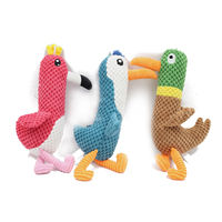 Nouveau mignon chien grinçant jouets canard Animal Toucan forme mâcher grinçant en peluche jouet pour animaux de compagnie
