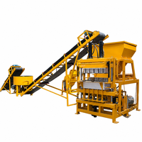 Machine à fabriquer des briques en argile RPT5-10, machine à blocs de pavés emboîtables, automatique, cycle de 10-15 secondes, 11KW
