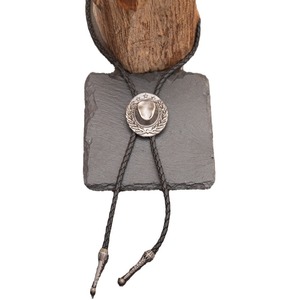 Nuovo 2025 <span class=keywords><strong>Cravatta</strong></span> Bolo Vintage da <span class=keywords><strong>Uomo</strong></span>, Collana in Pelle, Accessori per Camicia, Stile Western Americano Cowboy Poirot, Ingrosso - Product Image 5