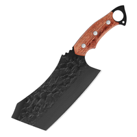 Couteau de chasse tactique en acier inoxydable de qualité supérieure couteau couperet à viande outil de survie en plein air