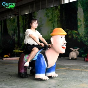 Scooter Comercial con Forma de Dinosaurio, Resistente al Agua y a los Rayos UV, Totalmente Personalizable, Scooter <span class=keywords><strong>Animatrónico</strong></span> para Niños - Product Image 3