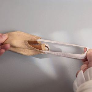 Chaussons de gymnastique artistique <span class=keywords><strong>russes</strong></span> marron, chaussettes demi-paume, chaussures de ballet d'entraînement, chaussons de danse pour enfants et adultes - Product Image 3