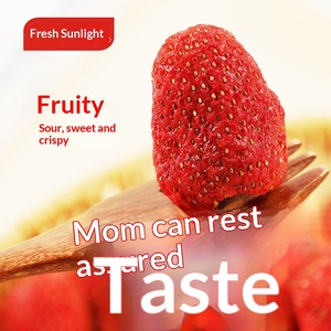 สตรอว์เบอร์รีอบแห้งแบบแช่แข็งทั้งลูก |   ขนมขบเคี้ยวเพื่อสุขภาพสำหรับออฟฟิศ |   ผลไม้กรอบชื่อดัง<span class=keywords><strong>ท</strong></span>างอินเ<span class=keywords><strong>ท</strong></span>อร์เน็ต - Product Image 3