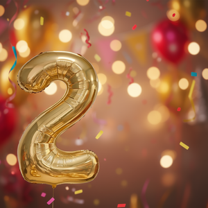 Globo de Número Dorado para Fiestas, 1M, Metalizado, Decoraciones para Fiestas de Cumpleaños - Product Image 2