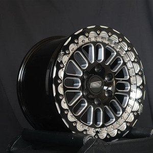 Rines Forjados Multi-Rayos 5x120 5x114.3 5x112 6X139.7 6x127 <span class=keywords><strong>15x10</strong></span>, Diseño Cóncavo con Beadlock, para Ford, BMW M3 M4, Mustang, Jeep - Product Image 3