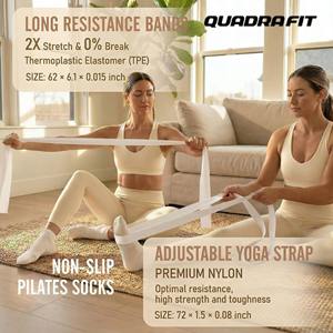 Accesorios de Fitness al por Mayor Kit de Accesorios de Pilates Unisex Calcetines de Pilates Banda de Resistencia de Tela <span class=keywords><strong>para</strong></span> Gimnasio Bloque de <span class=keywords><strong>Yoga</strong></span> Anillo de Pilates - Product Image 2