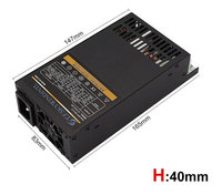 Boîtier PC ITX TF.SKYWINDINL Flex Small 1U 500W, alimentation PC entièrement modulaire, alimentation Flex compatible avec les boîtiers PC ITX