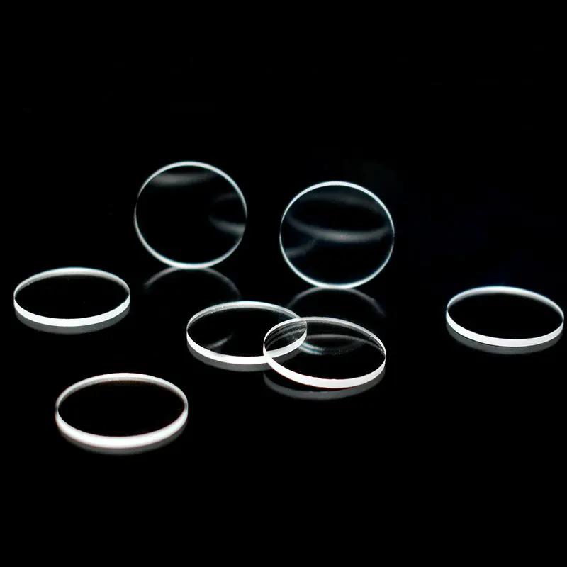 99% Sio2 fused silica quartz glass disc for optical high temperature parts