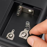 Connecteur à ressort en acier inoxydable de qualité supérieure pour pile AA, électrode négative, ressort à lame - Contact à ressort personnalisé haute performance