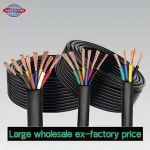 Kabel Fleksibel 10 12 Inti Kabel Listrik Tembaga 2-64 Inti 0.5mm 0.75mm 1.5mm 2.5mm 4mm 6mm Kabel Speaker Isolasi Karet PVC - Product Image 4