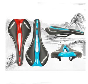 <span class=keywords><strong>Selle</strong></span> <span class=keywords><strong>de</strong></span> vélo universelle <span class=keywords><strong>de</strong></span> sport, étanche, ventilée, aspect racing bicolore, amortissante, pour route et <span class=keywords><strong>VTT</strong></span>, 28*14cm - Product Image 1