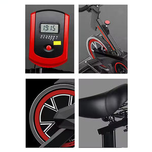 Vélo <span class=keywords><strong>d</strong></span>'exercice <span class=keywords><strong>d</strong></span>'intérieur en acier, idéal pour le gymnase à la maison. Confortable pour l'entraînement de forme physique. Poid - Product Image 5