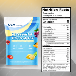 Oem nhãn hiệu riêng chất điện giải bột thể thao Uống Bột Vitamin đường miễn phí năng lượng uống điện hydrat hóa bột Preworkout - Product Image 5