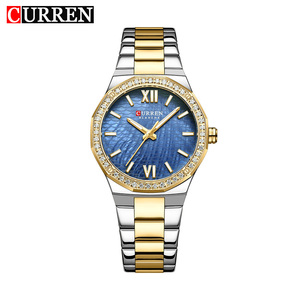 Reloj de Pulsera para Mujer CURREN 9103, Deportivo, Sencillo, de Lujo, Estilo Coreano, con Diseño de Monedas Antiguas, de Cuarzo, Acero Inoxidable, Resistente al Agua - Product Image 1