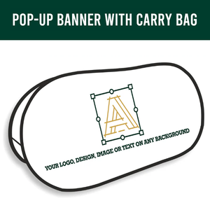 Pancarta Retráctil Personalizada de Doble Cara con Logotipo y Estuche de Transporte Portátil; Pancarta Retráctil con Logotipo Personalizado - Product Image 2