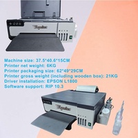 Nouvelle imprimante DTF A4 XP600 compatible Epson avec système d'alimentation en encre CISS pour les petites entreprises