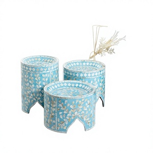 Juego de 3 soportes para pasteles de diferentes tamaños, último diseño, forma redonda, para servir pasteles y aperitivos, para proveedores mayoristas. - Product Image 1