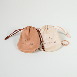 PackSecret OEM Personnalisé Pochettes en Daim Bleu Marine pour Bijoux, Sacs de Rangement et de Protection, Sacs à Cordon en Daim Personnalisés - Product Image 3