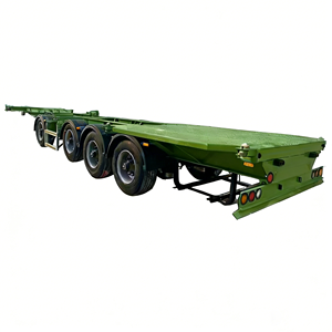 Remolque de Eje Fuwa de Acero de 3 Ejes, 20ft, 40ft, 40T, Popular en China, Precio Económico, para Contenedores, Semirremolques Completos - Product Image 5