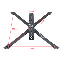 Kit de châssis de drone de course FPV en fibre de carbone RJX A5 10 pouces