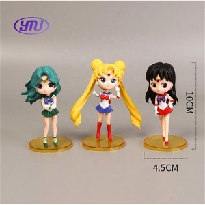 Jouets d'<span class=keywords><strong>anime</strong></span> japonais 6PCS Sailor Moon Kit <span class=keywords><strong>Q</strong></span> <span class=keywords><strong>Posket</strong></span> Sailor Moon Figurine d'action - Product Image 3