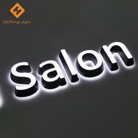 Enseigne personnalisée 3D avec logo 3d pour l'extérieur Boîte à lumière Lettres illuminées 3d Enseigne publicitaire