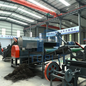 廃タイヤ鋼ワイヤーセパレータ生産ラインタイヤリサイクル鋼ワイヤ除去機 - Product Image 2