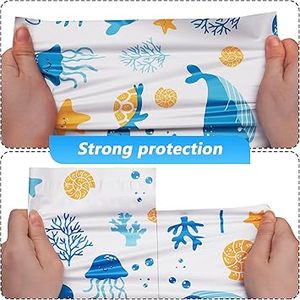 HuamaohengchunOcean Printed Poly Mailer 6x9 Inch Waterproof and Tear-Resistant Shipping Bags for Clothing, Strong Maili Bags - Product Image 4