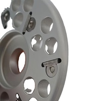 Pulaisen Tête de coupe électrique en alliage d'aluminium pour sabots, 4/6 têtes, instrument vétérinaire pour le soin des bovins, des chevaux et des ânes, facile à utiliser