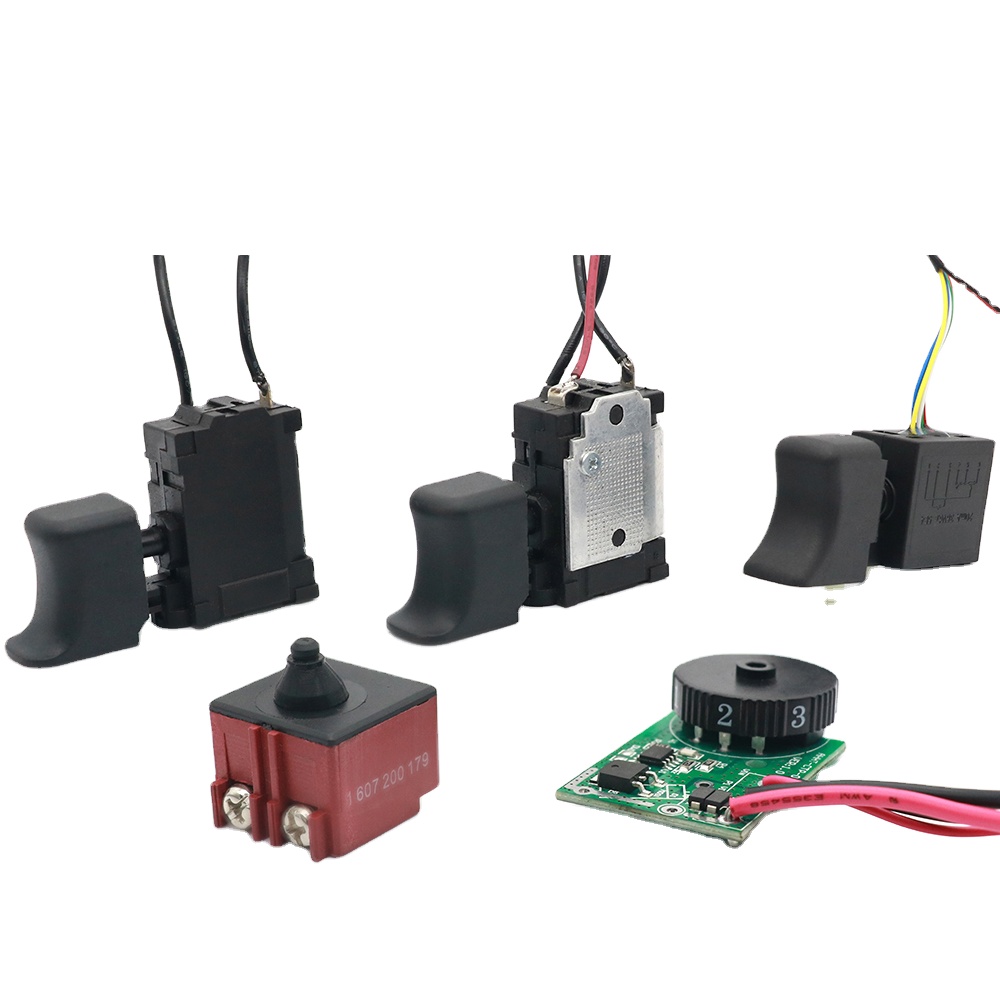 Электрический инструмент фитинги переключатель Черный замок на Электроинструмент электрическая дрель триггерный переключатель