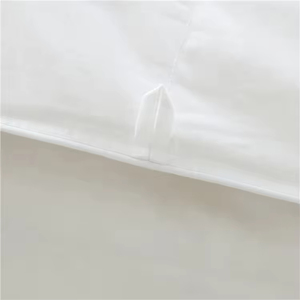 Venta al por mayor de ropa de cama de Hotel tira blanca 100% algodón Hotel edredón juego de cama para ropa de cama - Product Image 4