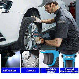 ONEVAN 1800N.M 无刷电动冲击扳手 1/2 英寸无绳扳手起子电动工具适用于卡车，适用于 18V 电池 - Product Image 2