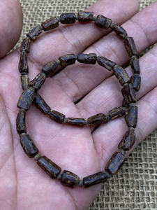 Pulsera de Cuentas de Madera Hecha a Mano Ecológica, Pulsera Elástica de Madera Natural, Joyería Espiritual de Meditación Unisex, Regalo - Product Image 4