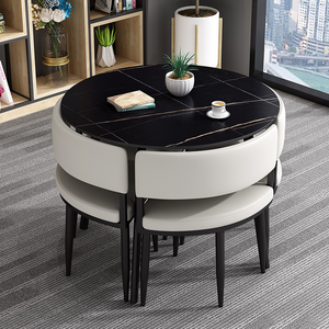 Juego de Comedor Moderno y Duradero de 4 Sillas al por Mayor a Precio de Fábrica, Mesa y Sillas de Comedor para Muebles del Hogar - Product Image 3