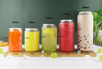 Vente en gros logo personnalisé bocaux en plastique PET en conserve jetables de qualité alimentaire couvercle à ouverture facile pour le dessert et le gâteau