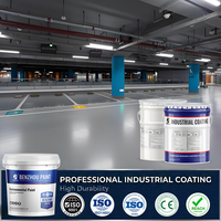 Peinture époxy polyvalente pour sols, revêtement liquide pour béton, ciment, surfaces de carrelage vieillies - Haute résistance à l'usure, antistatique