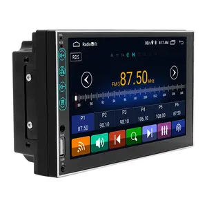 Thiết Bị Định Vị GPS Màn Hình Cảm Ứng Xe Hơi 2 Din 7 Inch Tùy Chỉnh Thiết Bị Phát Thanh DVD Đa Phương Tiện Cho Xe Hơi Volkswagen Golf 4