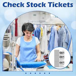 Ceket ve şapka kontrol biletleri toplu renkli kağıt ceket odası palto numaraları kontrol etiketleri iddia bilet - Product Image 3