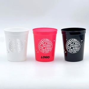 Vasos Reutilizables de 16 oz para Fiestas Disco, Divertidos y Elegantes, Vasos de Plástico Promocionales con Serigrafía para Eventos - Product Image 1