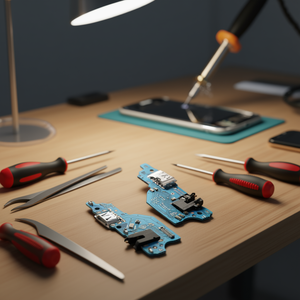 Scheda di ricarica Micro USB originale con microfono e jack audio per Realme C11 2021 C21 Service Pack - Product Image 3