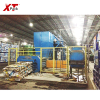 Presse à balles hydraulique horizontale entièrement automatique 80T pour déchets de papier, carton et carton ondulé, pour usine de recyclage XTPACK