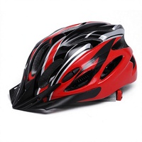 Casque de vélo léger moulé d'une seule pièce, respirant et réglable pour la pratique du VTT et de la route