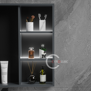 Offre Spéciale moderne évier marbre salle de bain meuble flottant salle de bain avec miroir intelligent - Product Image 5