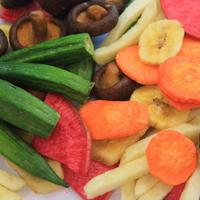 100% Natuurlijke Gemengde Fruit- en Groentechips, 8 Soorten, Hoogvezel Snack, Gezouten Smaak, Vegan, Laag in Vet, Gezonde Snack